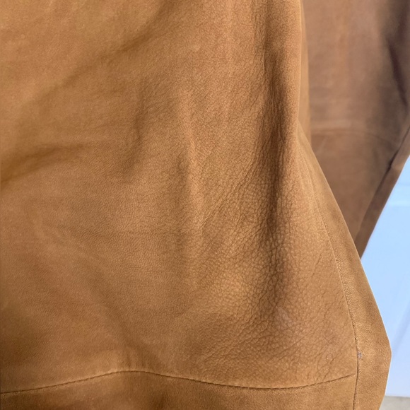 Vince Lamb Leather Wide Leg Cropped Pants - Picture 5 of 11